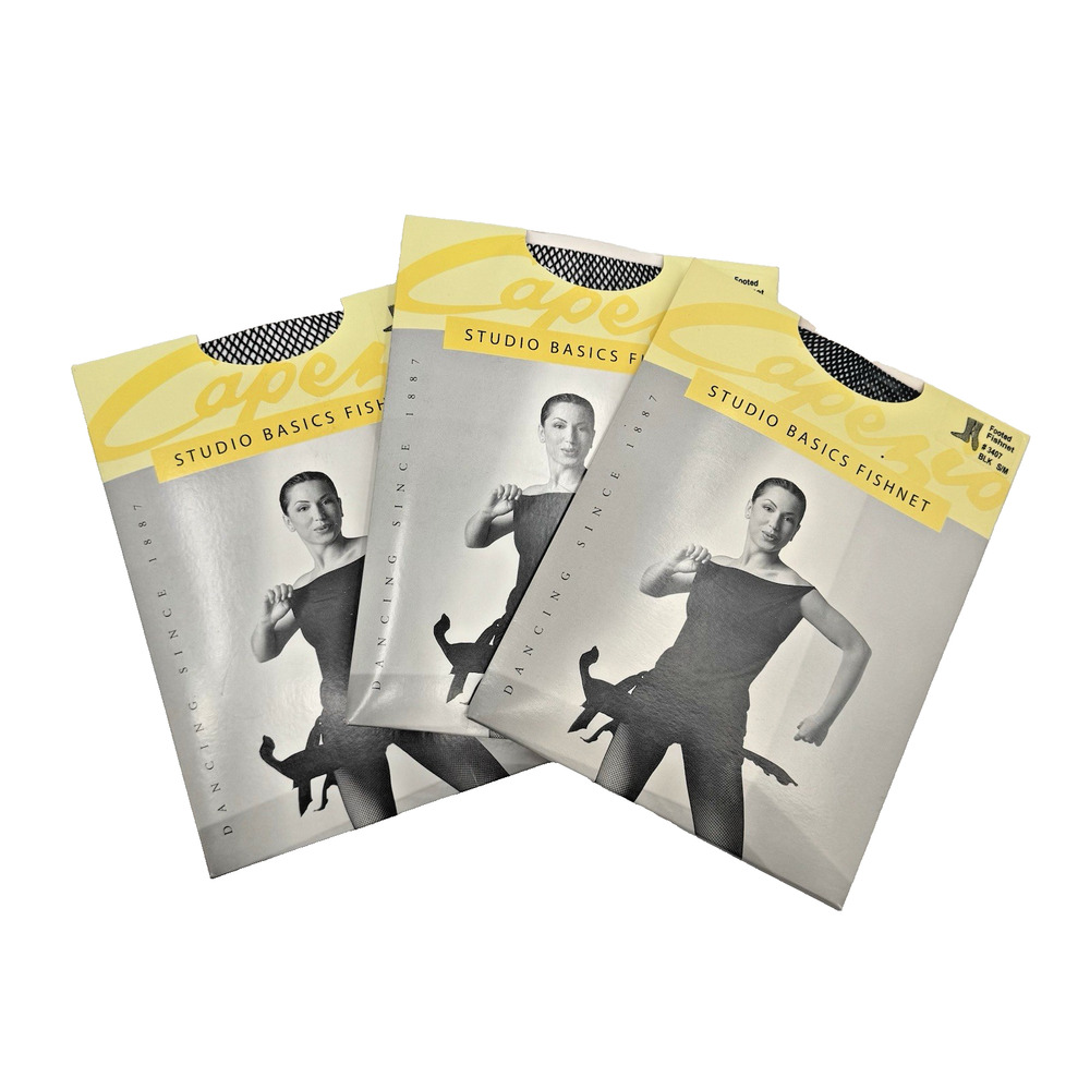 Studio Basics by Capezio Footed Fishnet Tights Size Small/Medium Women's Style 3